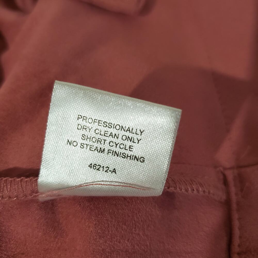 Romeo + Juliet NWT Butterfly Stretch Waterfall Ultra Suede Jacket M Vintage Rose - Picture 7 of 9